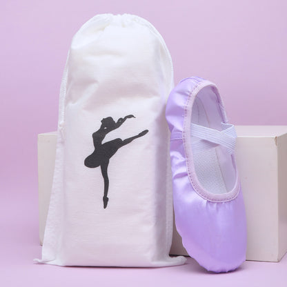 Ballet Shoe Drawstring Bag – Spunlace Dance Shoe Storage Pouch