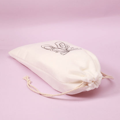 Velvet Ballet Shoe Bag – Drawstring Dance Shoe Storage Pouch