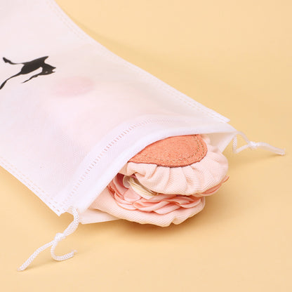 Ballet Shoe Drawstring Bag – Spunlace Dance Shoe Storage Pouch