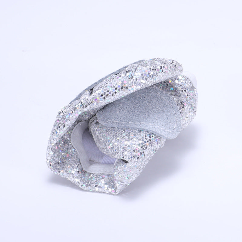 Sparkle Ballet Dance Shoes – Elastic Strap Flats