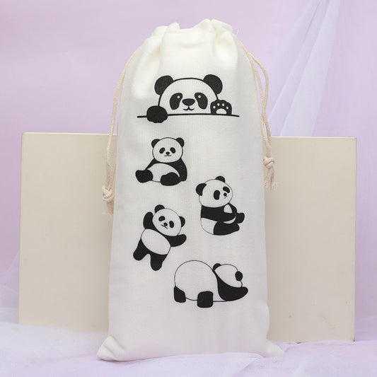 Drawstring Dance Shoe Bag – Printed Ballet Shoe Storage Pouch