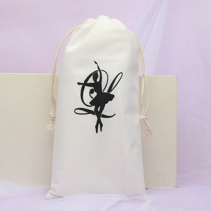 Drawstring Ballet Shoe Bag – Dance Shoe Storage Pouch